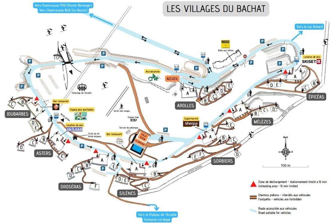 Studio Chamrousse 1700 Pour 4 Personnes - Au Calme - Avec Wifi Kültér fotó